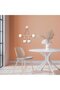 Stylish Glass 4-Piece Sconce with Fuzzy White E27 Compatible - 2