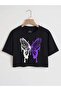 Printed Crop Tshirt