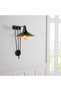 Stylish Tufted Black Sconce Wall Lamp E27 Compatible 28X34X53 cm Bedroom and Living Room - 2