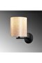 Black Metal Sconce E27 Wall Lamp 14X23X26 cm Living Room Lighting - 3