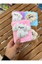 Plush wallet keychain - pink - 2