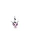 Kanatlı Kalp Mini Sallantılı Charm