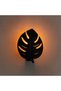 Modern Metal Body Sconce with Furred Black Finish, E27 Compatible for Living Room and Entrance