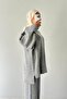 Ribbed Knitwear Suit Gray - 2