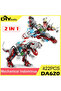 2IN1 Jurassic Mechanical Indominus Rex Dinosaur World Model Building Blocks City Fighter Dino Par... - 8