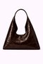 Gloss Hobo Patent Leather Shoulder Bag - 2
