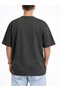 Men's Oversize Loose Cut T-shirt Plain Black White Colored Crew Neck Cotton Summer Plain Basic - 4