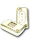 Citroen C3 Peugeot 307 Key Case White Gold - 3