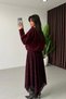 Tulle Detailed Asymmetrical Lined Long Skirt - 5