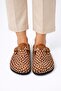 حذاء Boston Clog من Birkens، نعل مشروم مزين بالأحجار، مناسب للاستخدام اليومي - 59463 - 2