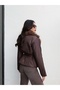 Collar Faux Fur Tie-Up Coat - 5