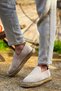 Yg305 Men's Casual Laceless Straw Sole Knitwear Classic Shoes Tht - Beige - 4