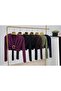 Women's Diver Fabric Buckled Shoulder Pad Piece Crop Blouse - 4