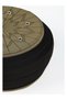 Children's Talebe Yellow-Black Fabric-Green Turban-Round Wrap-Eyelet-4 Meters (with Züabeli) - 3