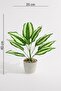 White Cobalt Ida Artificial Plant 9 Leaves Elysium 40 cm Green - 4