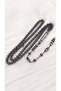 Black Sea Coral Yüsür Silver Inlaid 99-Piece Prayer Beads - 2