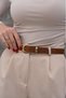 Antique Buckle Women's Suede Belt Trouser Belt Dress Belt Shirt Belt - 4