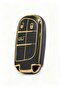غطاء مفتاح إيجيا كروس 500X 500L أسود ذهبي 3 أزرار