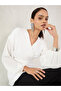 Women White Balloon Sleeve Wrap Top - 6
