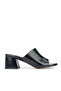 , Women's Heeled Slippers 161996Z304 Black