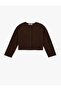 Long Sleeve Crew Neck Buttoned Knitwear Cardigan - 3