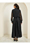 Women Black Lace Top with Maxi Skirt Co-Ords - 6