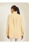 Women Yellow Rhinestone Studded Long Sleeve Shirt - 5