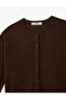 Long Sleeve Crew Neck Buttoned Knitwear Cardigan - 5