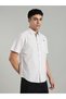 Men Beige Floral Print Short Sleeve Shirt - 4