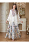 Women Floral Printed Embellished Jalabiya - 2