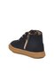 Navy Blue Suede Lace-Up Zippered Baby Boots 823106 B - 4