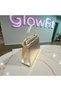 Patent Leather Women's Bag with Gold Lock Detail and Scarf Accessory Zippered Shoulder Bag - 3