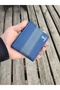Fabric Wallet Unisex Wallet with Velcro Fastener, Zipper, Keychain and Coin Compartment / Horizontal Sports Wallet