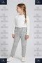 Girls' Pants with Elastic Waist and Lycra Cuffs - 2