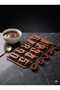 Number Design Silicone Chocolate and Ice Mold, Soap Mold - 20X10 cm - 4