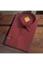 Men's Classic Wide Cut Plain Self Patterned Long Sleeve Shirt - 3