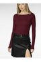 Boat Neck Long Sleeve Viscose Women's Blouse - Casual Wear Women's Top - 4