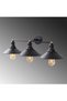 Stylish Furred Black Sconce Wall Lamp E27 Compatible 75X20X27 cm Living Room Bedroom - 5