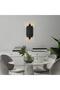 Modern Metal Body Sconce in Glossy Black, E14 Compatible for Reading Corner and Entrance