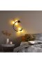 Modern Tufted Black Sconce Wall Lamp with G9 Socket 50X30X55 cm Living Room Lighting - 3
