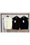 Buttoned Polo Neck Zero Sleeve Soft Fur-Like Brown Women's Sweater - 4