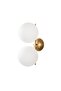 Shiny Gold Metal Sconce Wall Lamp with G9 Socket 42X20X27 cm Living Room Lighting - 4