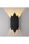 Modern Metal Body Sconce in Glossy Black, E14 Compatible for Reading Corner and Entrance - 3