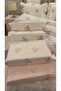 100% Cotton Satin Embroidered Duvet Cover Set, - Double Size / 6 Piece Elegant Dowry Set/ Luxury - 3