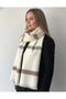 Women's Plaid Patterned Winter Shoulder Shawl and Scarf, Stylish and Warm Combination - 2