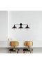 Stylish Furred Black Sconce Wall Lamp E27 Compatible 75X20X27 cm Living Room Bedroom - 3
