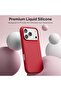 Soft Silicone Case Compatible with iPhone 17 Pro Max Case 6.9" Red - 5