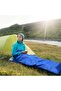 Outdoor Camping Envelope Sleeping Bag, 180cm Length with 30cm Hood Cap, Summer Down Sleeping Bag - 2