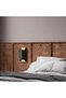 Black Metal Sconce Bidirectional E27 Wall Lamp 10X21X16 cm Living Room and Bedroom Lighting - 2