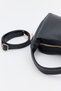 Black D48 Large Volume Daily Modern Hand and Shoulder Bag with Single Zipper Compartment and Adjustable Strap - 3